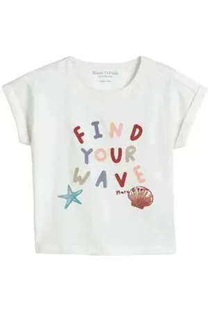Marc O’ Polo T-Shirt mit Statement-Stickerei weiß 92/98