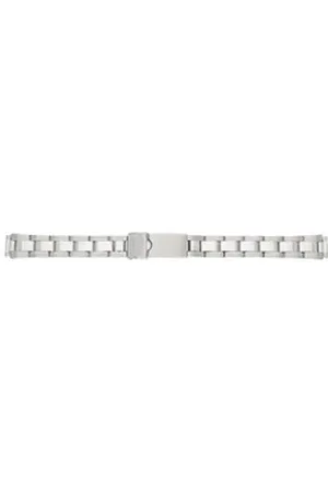 JuwelmaLux Uhrenarmband Uhrenband für Damen mattiert/poliert Edelstahl JL30-10-5097 silberfarben
