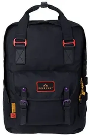 Doughnut Rucksack Macaroon Large Happy Camper 20 - Rucksack 45 cm (schwarz) schwarz