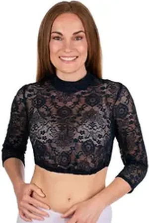 Hammerschmid Dirndlbluse Dirndlbluse - BABSI - marine 36