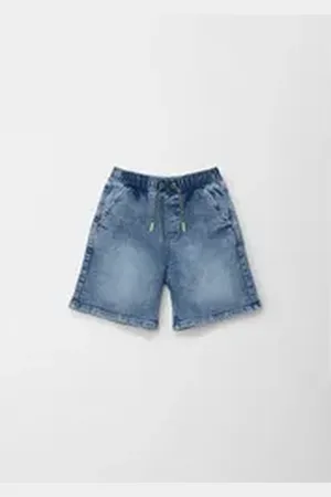 QS by s.Oliver Jeansshorts Bermuda Jeans Pelle / Relaxed Fit / Mid Rise blau 110/REG