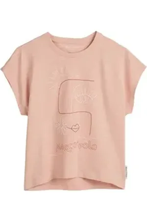 Marc O’ Polo T-Shirt mit dekorativer Stickerei orange 164