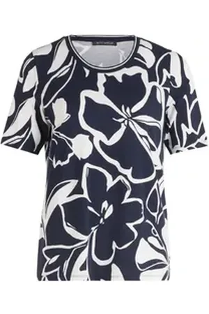 Betty Barclay Kurzarmhemd Shirt Kurz 1/2 Arm blau 40