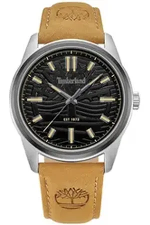 Timberland Quarzuhr NORTHBRIDGE TDWGB0041204, Armbanduhr, Herrenuhr, Lederarmband, analog braun