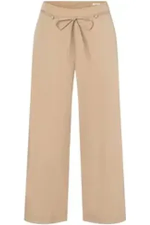 Mac Culotte Damen Hose CHIARA BELT (1-tlg) beige 36