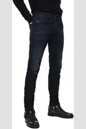 Diesel Skinny-fit-Jeans Thommer 084AY Herren Jeans Hose Regular Slim Skinny blau