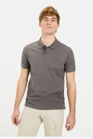 Camel Active Poloshirt aus einem Baumwollmix Shirts_Poloshirt grau|grün XL