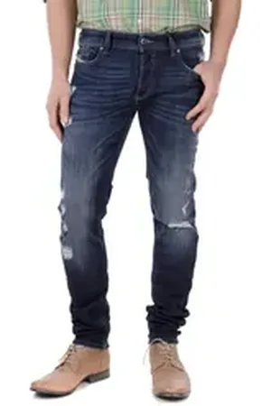 Diesel Skinny-fit-Jeans Troxer R8KJ4 Herren Jeans Hose Regular Slim Skinny blau
