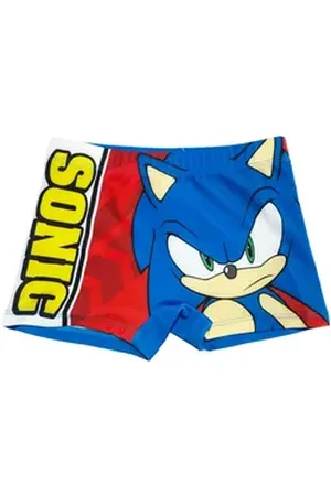 Sonic The Hedgehog Badehose Kinder Badehose Badeshorts Shorts Gr. 104 bis 134 bunt 104/110