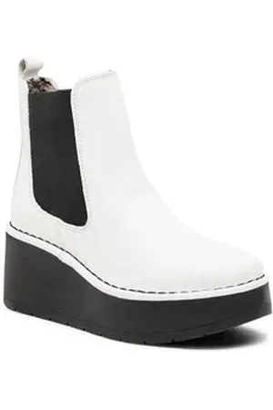 Fly London Stiefeletten Hamafly P701238007 White Stiefelette weiß