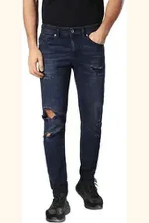 Diesel Skinny-fit-Jeans Thommer 084ND Herren Jeans Hose Regular Slim Skinny blau W28