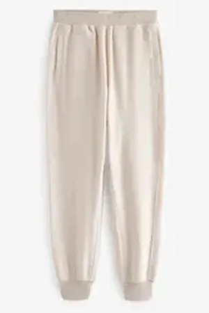 Next Loungehose Jogginghose aus Fleece (1-tlg) beige 39