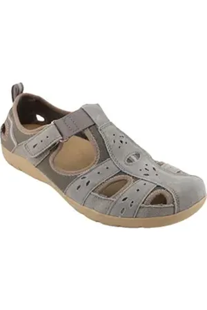 Earth Free Spirit Cleveland Outdoorsandale Trekkingsandale grau 42 EU