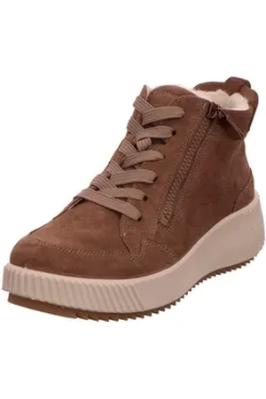 ARA Davos-ST Schnürstiefel beige|braun 42 EU