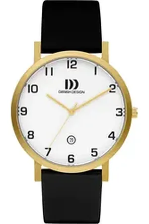 Danish Design Titanuhr Uhren Rhône IQ1107 Herrenuhr Titan, Sekundenzeiger mit roter Spitze