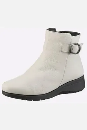 airsoft comfort+ Stiefelette Stiefelette weiche Polsterung, Federleicht beige 41 EU
