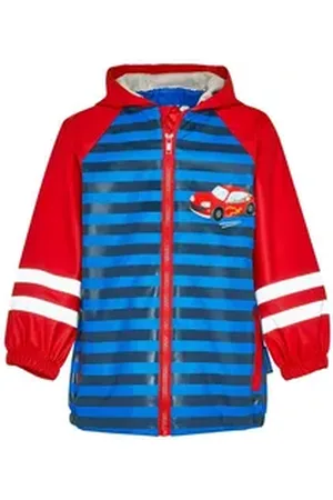 Playshoes Regenjacke (1-St) blau|gelb|rot 128