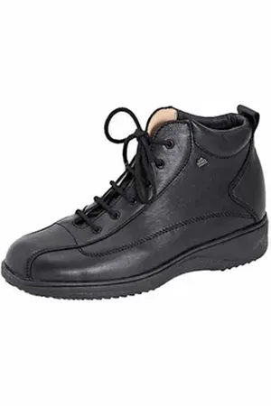Finn Schwarz regular fit Schnürstiefelette (1-tlg) schwarz 4