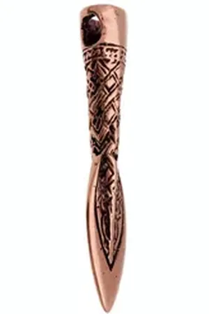 HOPLO Kettenanhänger Lanze Schmuck Anhänger Bronze 41x7mm