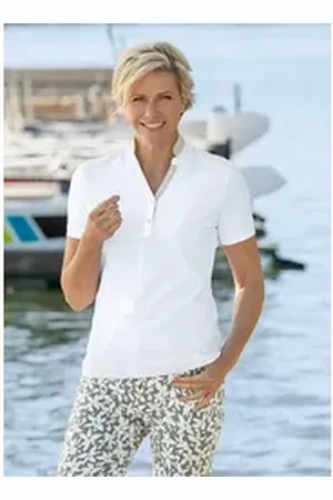 ANNA LARSSEN Poloshirt weiß 42