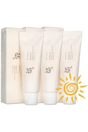Beauty of Joseon Sonnenschutzcreme Sonnenpflege Relief Sun SPF50+, 3-tlg., Hoher UV-Schutz, Feuchtigkeitsspendend