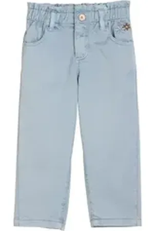 Marc O’ Polo 5-Pocket-Jeans mit gestickten Blümchen blau 122