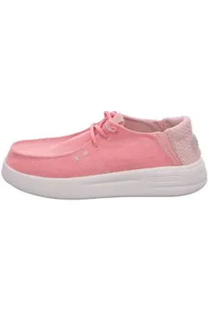 FUSION Lily Washed Canvas Baby Pink Slipper 38 EU