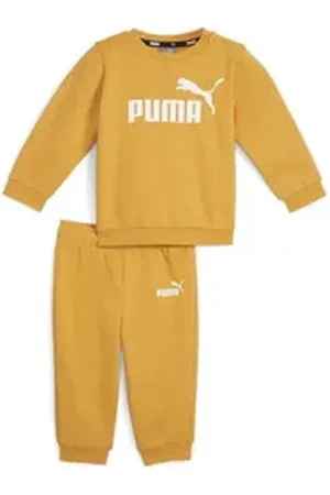 PUMA Trainingsanzug Baby Jogginganzug Minicats ESS Crew Jogger 846141 gelb 92
