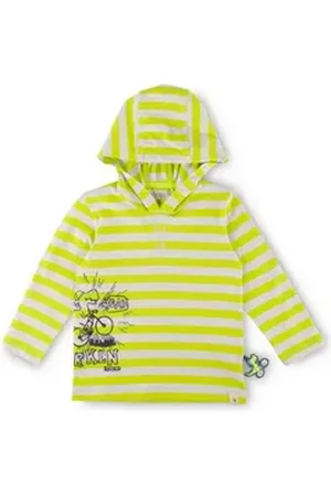 sigikid Langarmshirt Langarmshirt Sporty Dino (1-tlg) gelb|grau 110