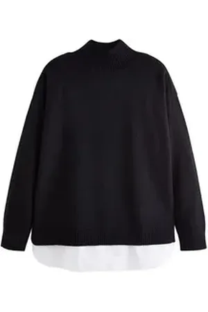 Next Poncho Rollkragen-Poncho (1-St) schwarz L