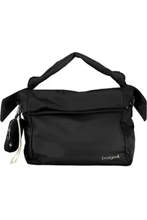 Desigual Umhängetasche, Elegante Schwarze Damenhandtasche mit Vielseitigem Design und Details