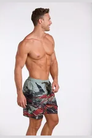 Wavebreaker Badeshorts Shorts (1-St) grün XXL