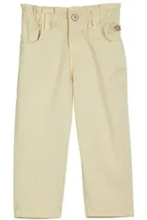 Marc O’ Polo 5-Pocket-Jeans mit gestickten Blümchen gelb 122