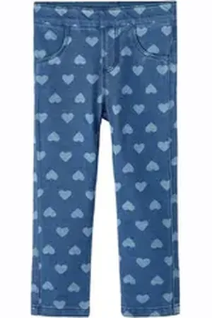 NAME IT Leggings Salli (1-tlg) Plain/ohne Details blau 56