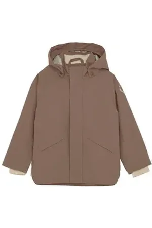 EN FANT Outdoorjacke ENJacket Solid niedliche Sommerjacke braun 110