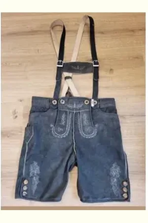 MARJO Trachtenlederhose Kinder Lederhose Moritz 134