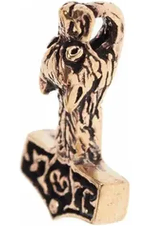 HOPLO Kettenanhänger Wolfshammer Bronze Anhänger Schmuck 23x13mm