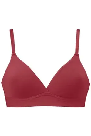 hessnatur Triangel-BH bügellos PURE SENSE aus TENCELTM Modal (1-tlg) rot 85