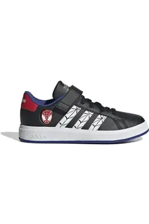 adidas Sportswear GRAND COURT SPIDER-MAN EL K CBLACK/FTWWHT/SELUBL Sneaker 28 EU