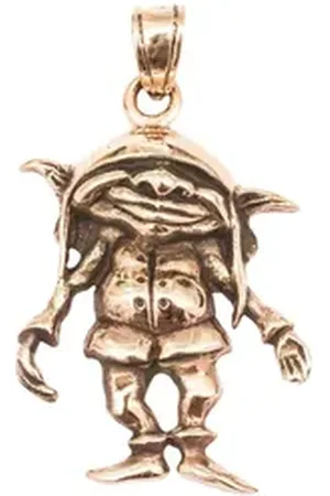 HOPLO Kettenanhänger Gnom Kobold Schmuck Anhänger Bronze