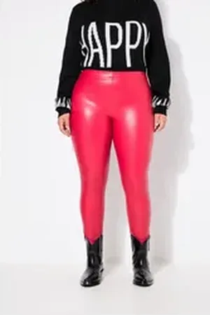 Angel of Style Angel of Style Leggings Leggings Skinny Fit Lederoptik rot 46