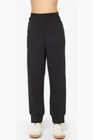 SASSYCLASSY Jogginghose Trendige weiche Jogginghose für Damen Lässige Damen Jogginghose im Casual-Look schwarz XS