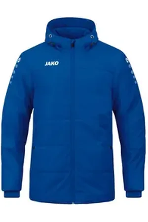 Jako Winterjacke Herren Coachjacke Team mit Kapuze 7103 blau XL