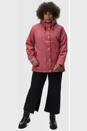 Ragwear Winterjacke Marge warm gefütterter Damen Winter Regenmantel rosa 5XL