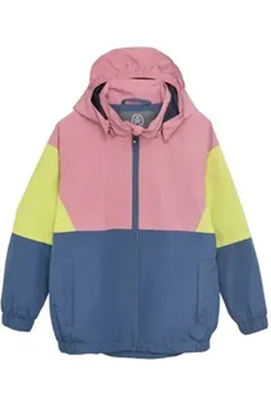 Color Kids Kurzjacke COJacket - Colorblock coole Allwetterjacke lila 116