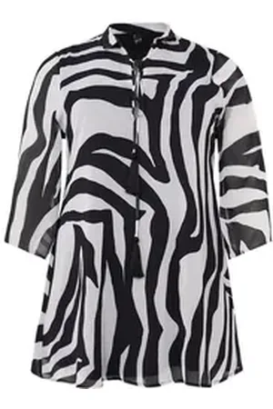 Yoek Tunika Damen Tunika mit Druck schwarz 42/44