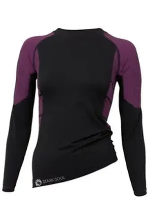 STARK SOUL ® Funktionsshirt Funktionswäsche Strapazierfähig und Schnelltrocknend schwarz S/M