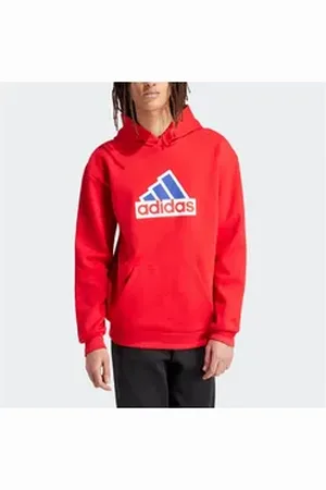 adidas Sportswear Kapuzensweatshirt M FI BOS HD OLY rot L