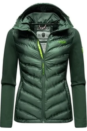 Navahoo Outdoorjacke Nimm Mich Mit stylische Übergangsjacke mit Kapuze grün XL (42)