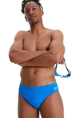 Speedo Badehose Badehose Brick 100% chlorbeständig blau 3 (XS)